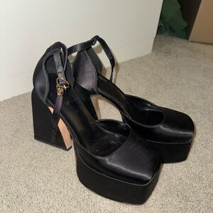 Black Platform Women's Heels